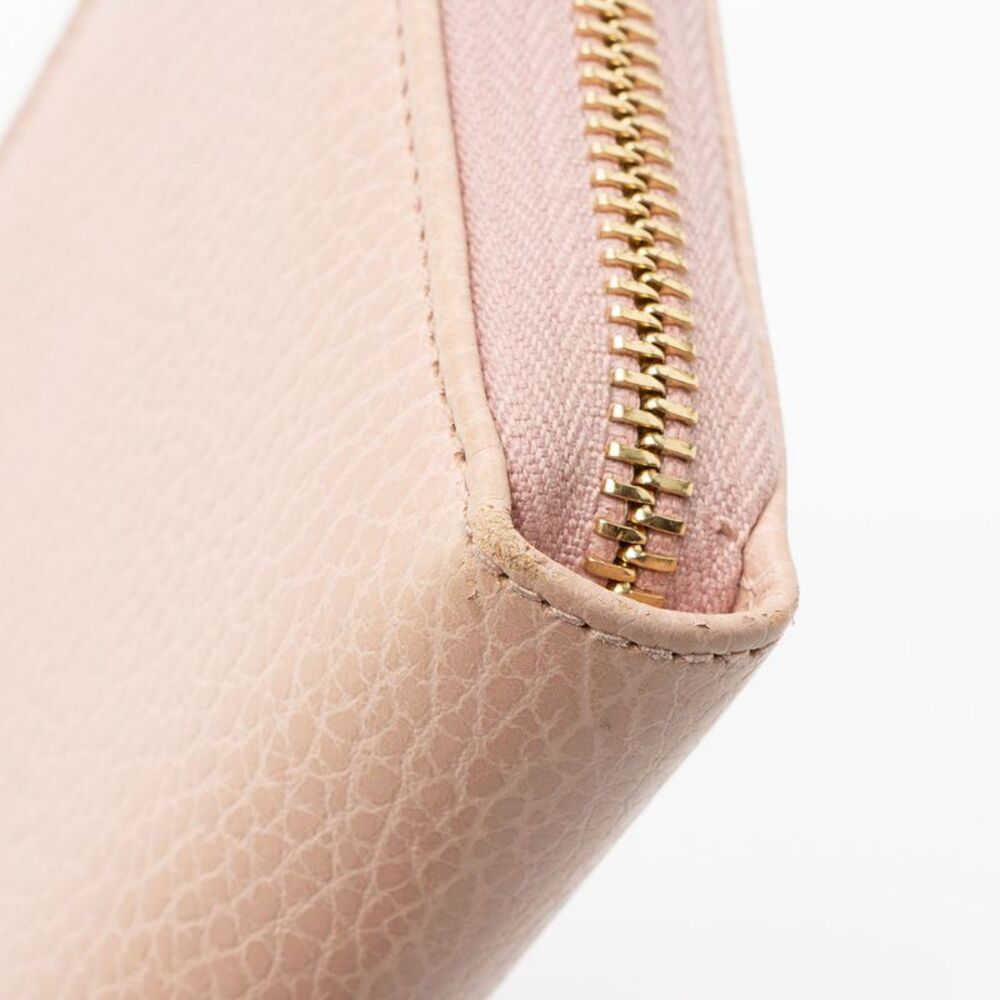 Gucci Leather GG Marmont Zip Around Wallet - Picture 9 of 12